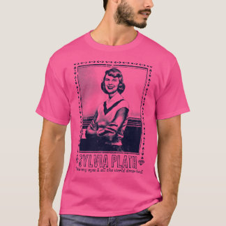 Sylvia Plath Retro Fläkt Art Design 1 T Shirt