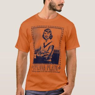 Sylvia Plath Retro Fläkt Art Design 1 T Shirt