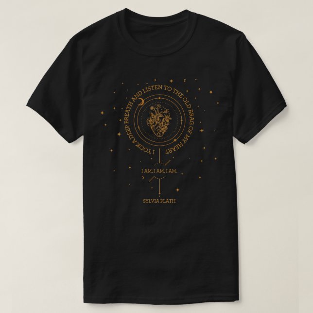 Sylvia Plath T Shirt (Design framsida)