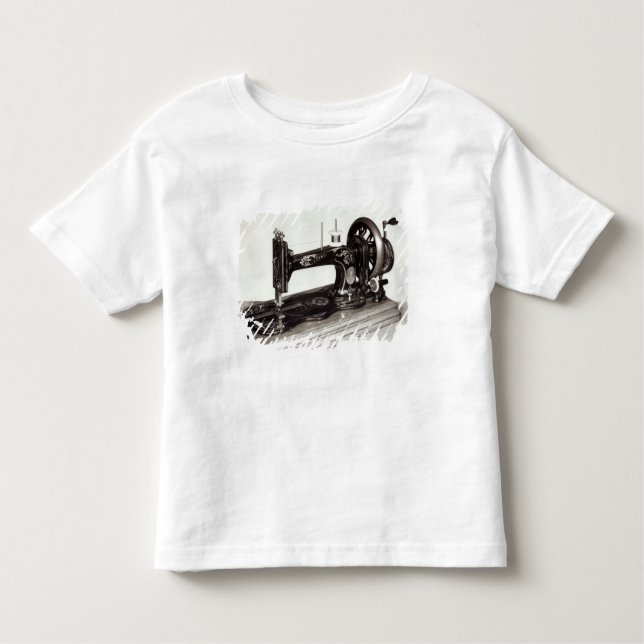 Symaskin "för ny familj" för sångare, 1865 t shirt (Framsida)