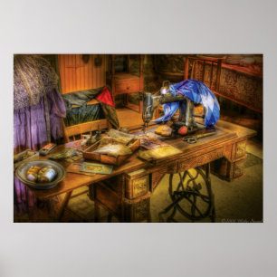 Symaskin - symaskindropp poster