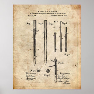 Symaskinpatent Poster