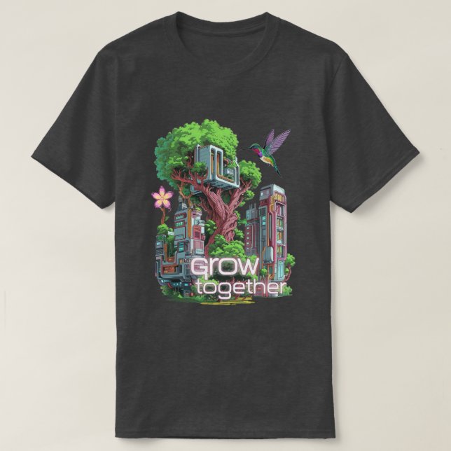 Symbiotic City T Shirt (Design framsida)