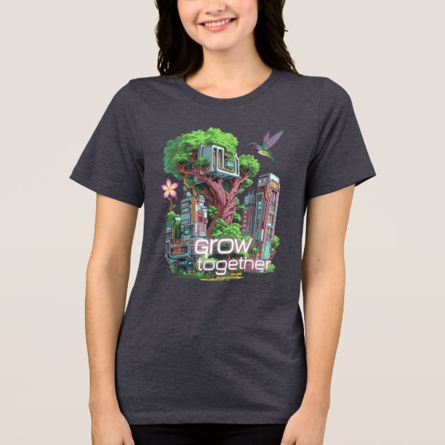 Symbiotic City T Shirt (Framsida)