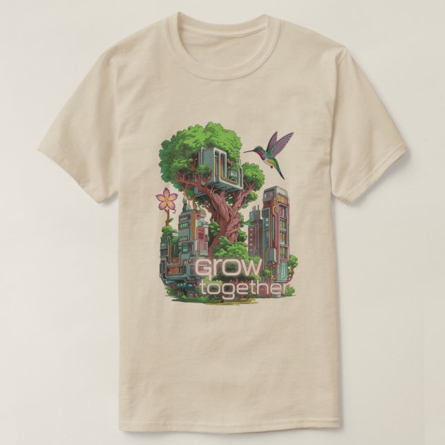 Symbiotic City T Shirt (Design framsida)