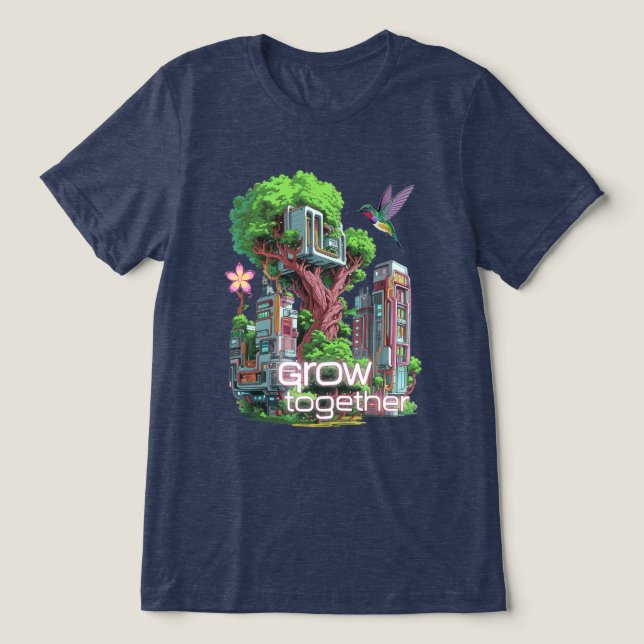 Symbiotic City T Shirt (Design Framsida)