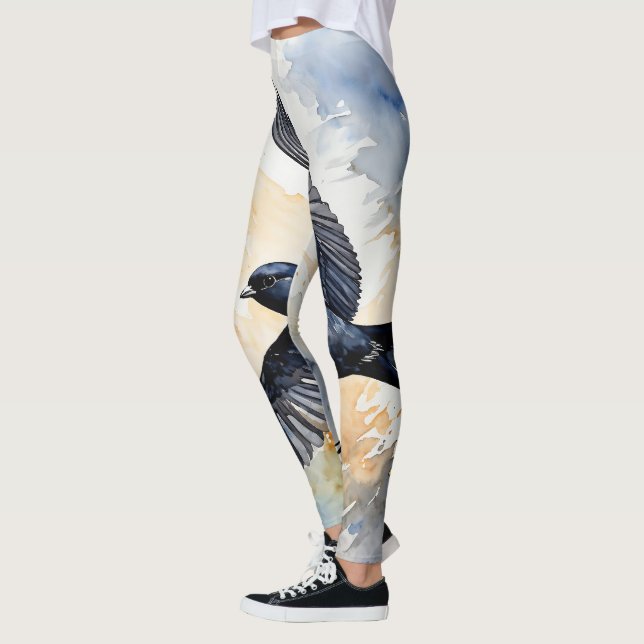 Symbiotisk Himlar Dancer: Gracval Swift BIrd Leggings (Vänster)