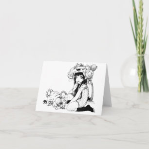 Symbiotiska vänner noterar kortet kort