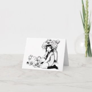 Symbiotiska vänner noterar kortet kort