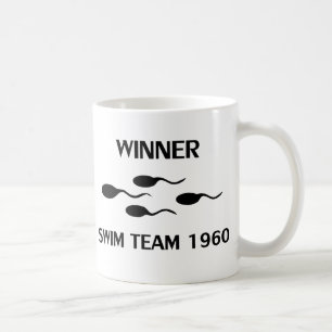 symbol 1960 för vinnaresimmalag kaffemugg