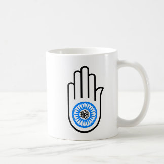 Symbol Ahimsa Hindu Buddhist Jainist Jainism Hand Kaffemugg