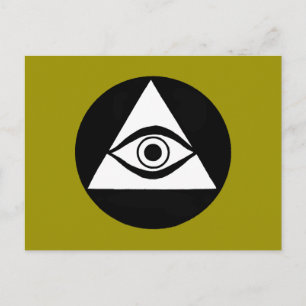 Symbol: Alla som ser Öga Vykort
