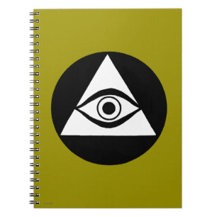 Symbol: Allt seende öga Anteckningsbok Med Spiral
