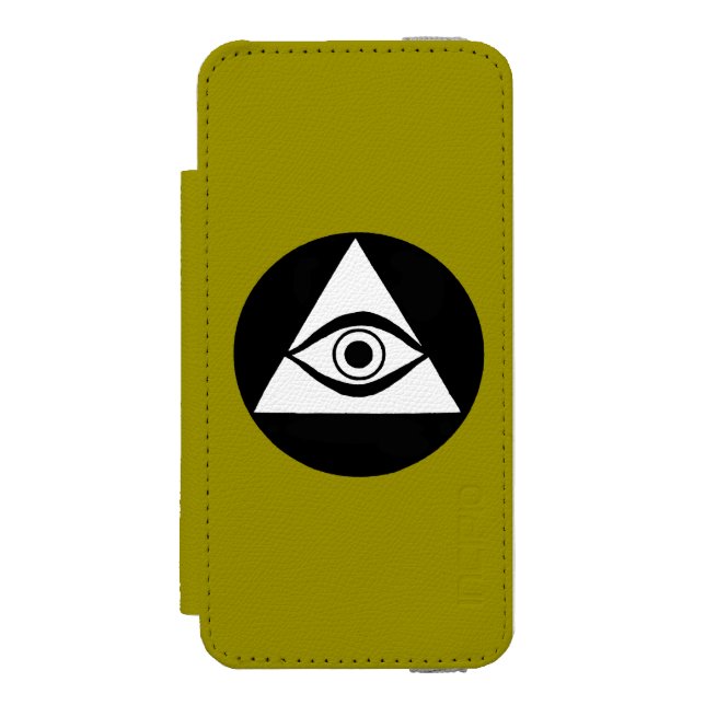 Symbol: Allt seende öga Incipio iPhone Wallet Skal (Folio Framsidan)