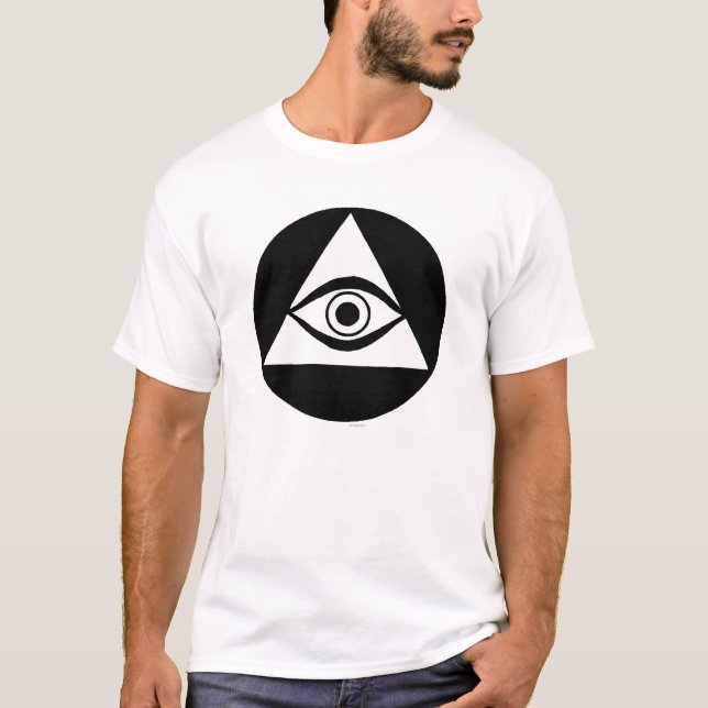 Symbol: Allt seende öga Tee Shirt (Framsida)