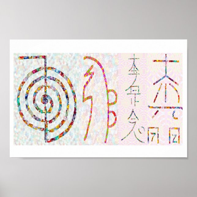 SYMBOL ART 2014 - Reiki Master Practice Poster (Framsidan)