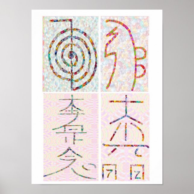 SYMBOL ART 2014 - Reiki Master Practice Poster (Framsidan)
