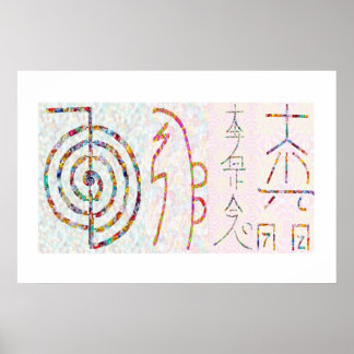 SYMBOL ART 2014 - Reiki Master Practice Poster
