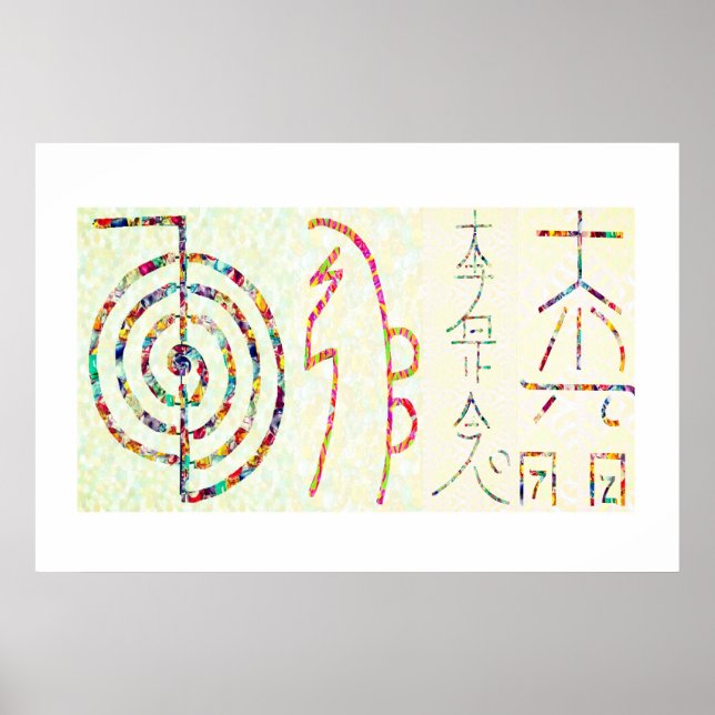 SYMBOL ART 2014 - Reiki Master Practice Poster (Framsidan)