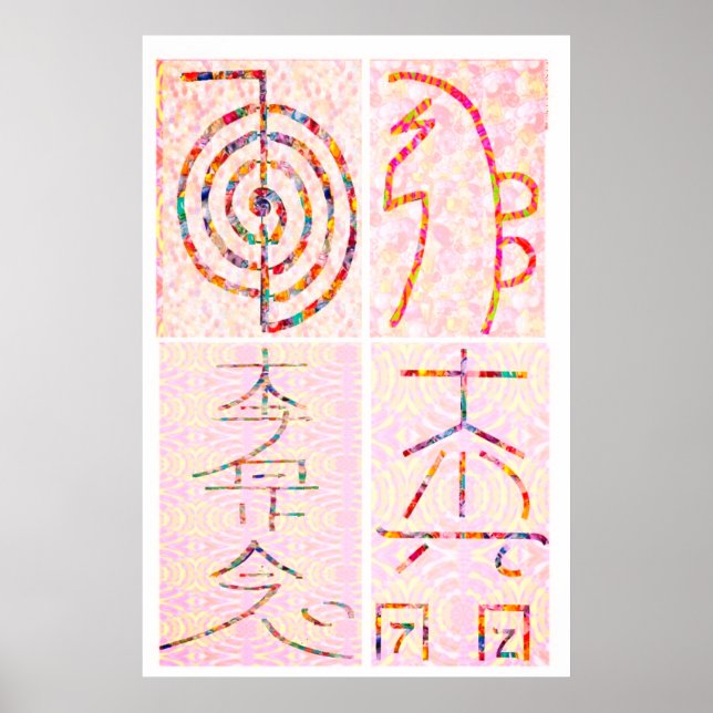 SYMBOL ART 2014 - Reiki Master Practice Poster (Framsidan)