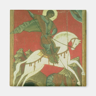 Symbol av St George och draken Magnet