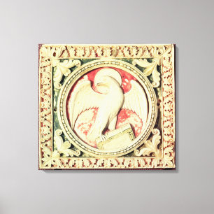 Symbol av St John evangelisten Canvastryck