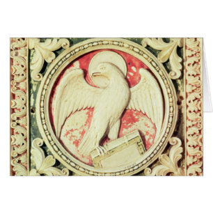 Symbol av St John evangelisten Hälsningskort
