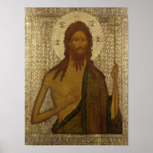 Symbol av St John föregångare Poster