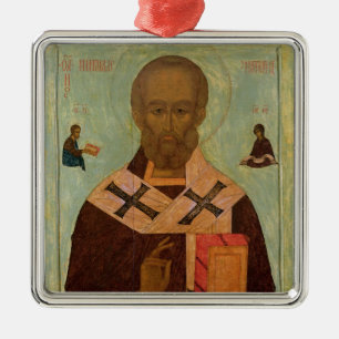 Symbol av St Nicholas Julgransprydnad Metall