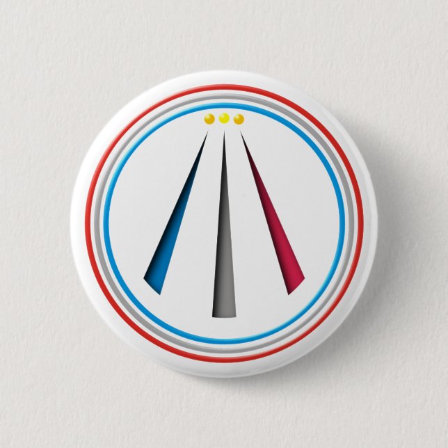 Symbol Awen Neo Druiden Barden Knapp (Framsida)