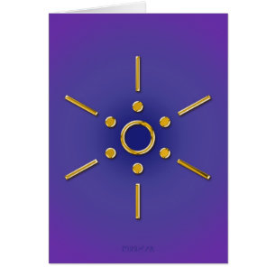 Symbol Elomin/guld- blåttviolet OBS Kort