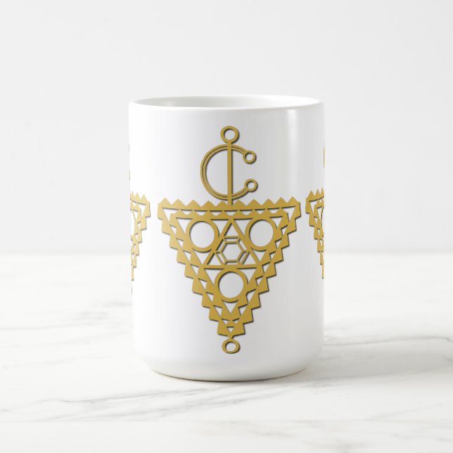 Symbol för Amazigh guld jewelry Kaffemugg (Center)