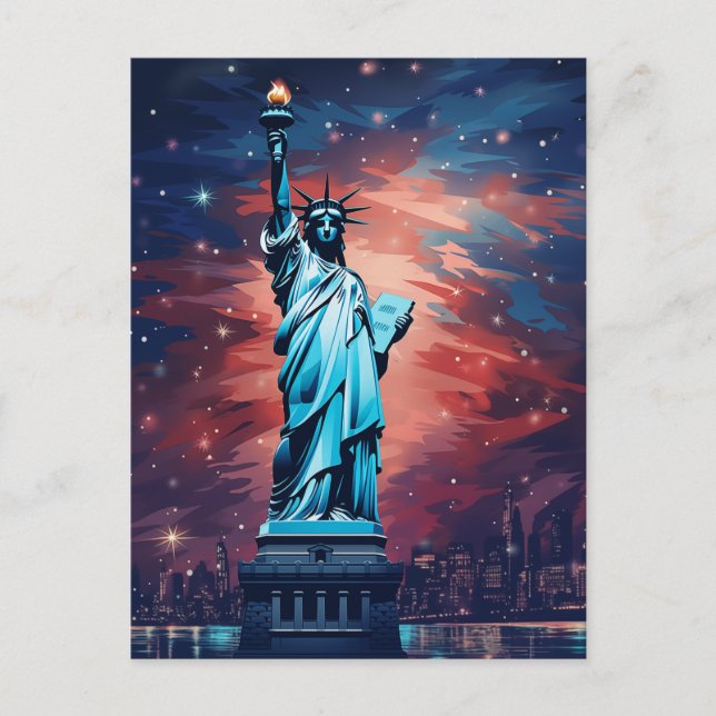 Symbol för amerikansk oberoende #2 vykort (Framsida)