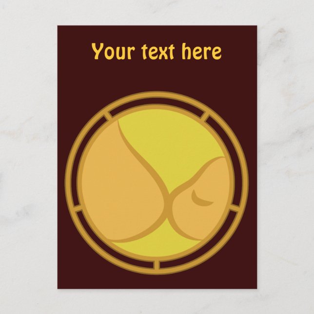 Symbol för amning vykort (Framsida)