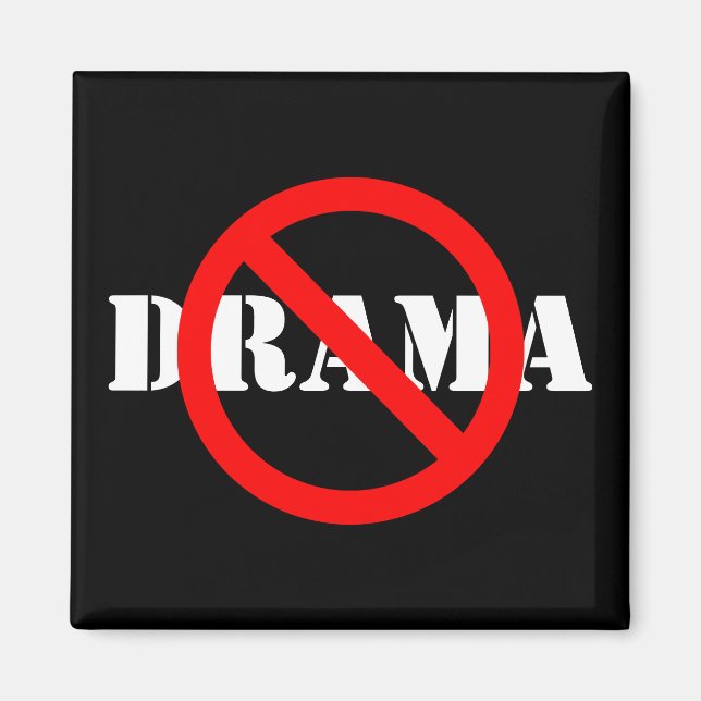 Symbol för anpassadet "Nej" Magnet (Framsidan)