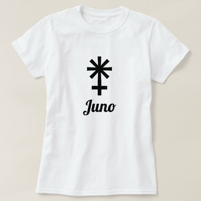 ⚵ symbol för asteroide Juno T-shirt (Design framsida)