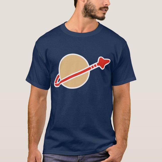 Symbol för astronaut för utrymme för t-shirt (Framsida)