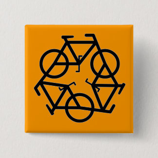 Symbol för återvinnacykellogotyp knapp