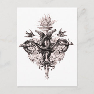 Symbol för balans vykort