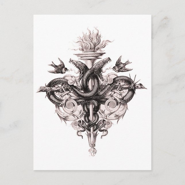 Symbol för balans vykort (Framsida)