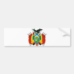 Symbol för Bolivia officiellt vapensköldheraldik Bildekal