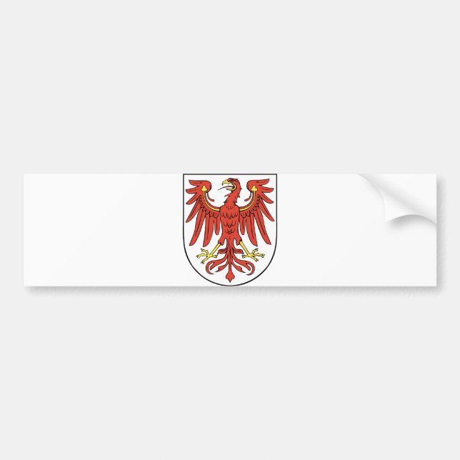 Symbol för Brandenburg officiellt Bildekal (Framsidan)