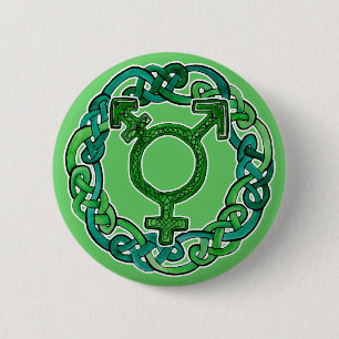 Symbol för CelticKnotwork Transgender Knapp