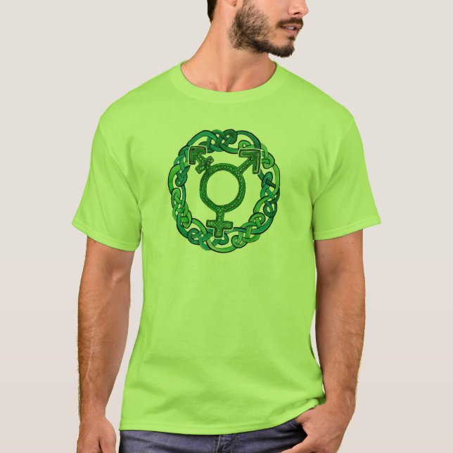 Symbol för CelticKnotwork Transgender T Shirt (Framsida)