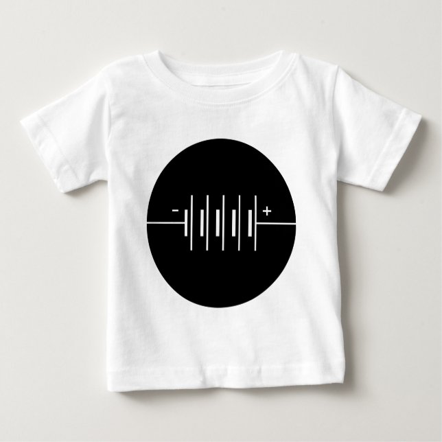 Symbol för cirkulerade batterier tee shirt (Framsida)