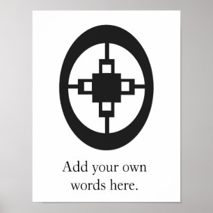 Symbol för Dame Dame   för intelligens och Poster