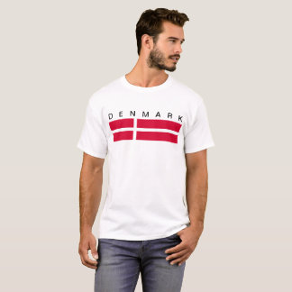 Symbol för Danmark landflagga long T Shirt