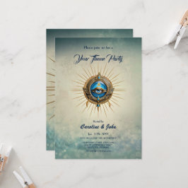 Symbol för den egyptiske allesse öga. inbjudningar