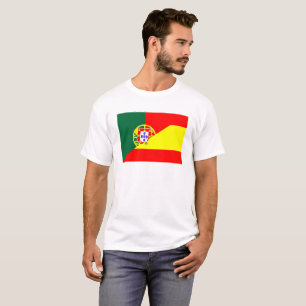 Symbol för den portugisiska grannen land, halva fl tee
