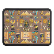 Symbol för det egyptiska antika Hieroglyphic Mönst